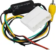 Backup Camera Retention Wire Harness UX-NI006 for Nissan Frontier Juke Rogue Sentra Cube Murano Quest Leaf,Includes 12v to 6v Converter