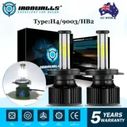 6 Sides H4 Headlight Bulbs Globes For Ford Territory SX SY SUV 4.0 AWD 2004-2011 (for: Ford)