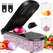 LHS Multifunctional Food Chopper - Onion, Vegetable Slicer Dicer Cutter, Potato