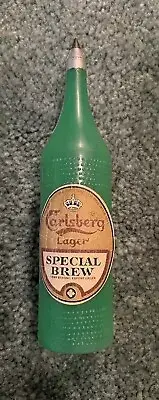 Vintage 70s 80s Carlsberg Lager Special Brew Ink Pen advertising Rare brewania