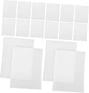 HOUDERCO 12Pairs Strong Double Sided Adhesive Hook and Loop Strips Self Adhesive Tapes for Home and Office Organization Fasteners for Carpets
