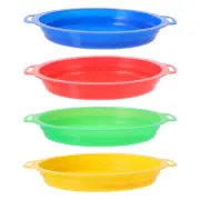 4Pcs Plastic Plant Sieve Panning Soil Sifter Nursery Mesh Tray