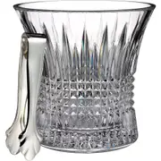 Waterford 'Lismore Diamond' Lead Crystal Ice Bucket & Tongs