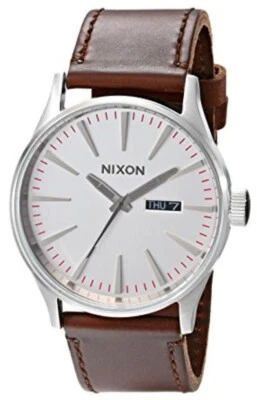 Nixon A105-1113 The Sentry Quartz Men's Watch White Dial 42mm Analog From Japan