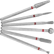 VALICLUD 6pcs Nail Drill Bits Set Dead Skin Removal Grinding Heads Manicure Tool Kit Nail Polishing Bits For Home Salon