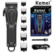Kemei Professional Hairs Cut Machine Beard Clippers for Men Cordless KM-1071 US