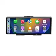 10.26 inch Wireless Carplay Screen for Car with Backup Camera, 1080P IPS Touch Screen Wireless CarPlay Android Auto Bluetooth, FM, Aux, MirrorLink