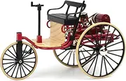 Vintage Tricycle Model 1/12 Scale Simulation Retro Tricycle Ornament for Home Office Desktop Decor