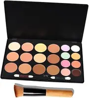 20 Colors Concealer Set Face Cream Makeup Palette Soft Brush for Coverage