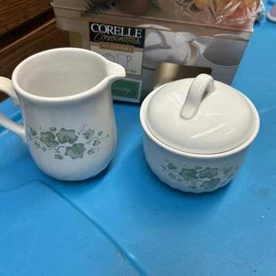 Corelle Coordinates Sugar and Creamer Set