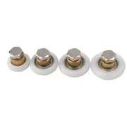 Shower Door Roller Set Door Rolling Mechanism for Glass Doors Smooth Sliding