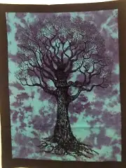 Indian Dry Tree Life Wall Hanging Decor Cotton Poster Home Decor art Tapestry