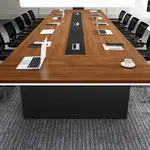 簡約現代培訓桌會客接待辦公桌會議室多人會議桌大型會議桌長形桌