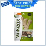 New Whimzees Rice Bone Natural Dental Treats Value Bag 9s For MediumLarge Dog