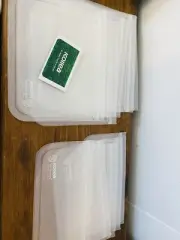 Reusable Sandwich Bags Recycable Leak Proof Lot Of 10 Kollea GO GREEN