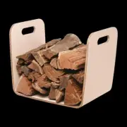 Scandia Wood Log Holder Storage Carrier for Fireplace
