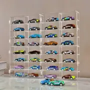 1/64 Toy Car Display Case Compatible with Hot Wheels,Clear Acrylic Hot Wheels