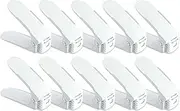 Acasimo Shoe Slots Space Saver for Closet Organization,Adjustable Shoe Stacker Space Saver for Double Deck Shoe Rack Holder High Low Heels, Sneakers and Sandals 10 Piece Set