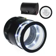 Magnifying Glass 10X Jewelers Loupe with Scale Magnification, Loupe Magnifier...