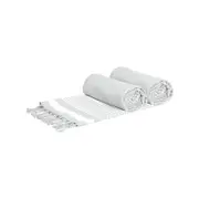 Nicola Spring 5pc Deluxe Turkish Cotton Towels Set - Grey