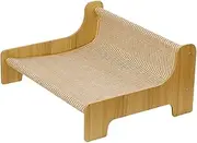 Cat Scratching Post Sofa - Relaxing Bed with Scratching Post for Cats - Sisal Training Toy for Kitten Protects Indoor Furniture Living Room