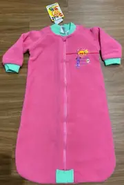 BABY GIRLS BRIGHT BOTS PINK / GREEN SLEEPING BAG - BNWT - SIZE 00