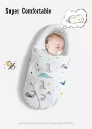 Newborn Baby Sleeping Ultra-Soft Thick Warm Cotton Wrap Swaddle for 0-6 Months