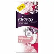 Always Discreet for Sensitive Bladder Liner 24 Pack