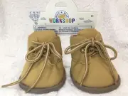 Build A Bear Teddy Shoes BEARLAND BOOTS II Worker Brown Shoe Army Military