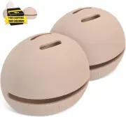 2Pcs Makeup Sponge Holder Silicone Beauty Sponge Holder Makeup Blender Case for