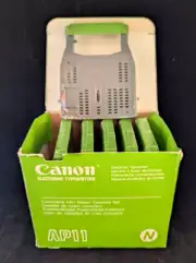 CANON AP-11 Correctable Film Ribbon Black Electronic Typewriter 6 Pack Sealed