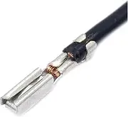 Sumitomo Car Splice Wire Crimp Terminal 0.6MM Female Terminal Compatible with Electrical Connector Pin with 18AWG Cable 1500-0110 1500-0106 (Color : Female, Size : 10 Pcs)