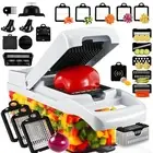 Multifunctional 22-in-1, Vegetable Chopper with 13 Blades, Onion Mincer, Cutt...