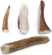 ELK Antler Dog Dental Chews Natural Way to Clean Your Dog's Teeth Bulk Too!(Small - 4" to 5" Antlers)