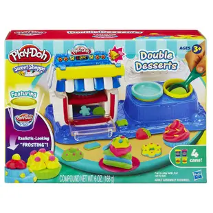 ☆勳寶玩具舖【別驚訝】培樂多 PLAY-DOH 雙重甜點遊戲組 DOUBLE DESSERTS SET