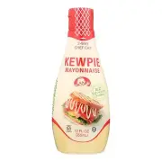 Kewpie Mayonnaise, Japanese Style Mayo Sandwich Spread Squeeze Bottle, 12-Ounce