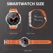 New Smart Watch For Men With 4.7 cm Display, Powerful Flashlight, 730mAh High Ca