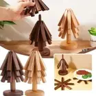 Black Walnut Wooden Trivets Wooden Tree Trivet Insulation Mat Home