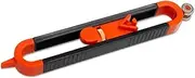 Precise Contour Gauge,Tileglassmeasuring,Ruler Gauge Shape Taker Gauge,Pencil Scribe Tool(COLOR:Black, Orange)