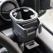 Car Front Cup Handle Drink Phone Holder Organizer Storgae for Jimny JB64/JB74 2018 -2022 Black