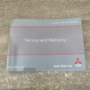 Mitsubishi Service Log Book Booklet 4wd, Rwd Commercial