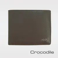 在飛比找PChome24h購物優惠-Crocodile 自然摔紋真皮短夾 0203-1102