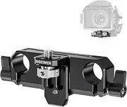 NEEWER Matte Box Support, LWS 15mm Dual Rod Clamps with 1/4" Screw & 0.9"/22mm Vertical Adjustment, Compatible with SmallRig NEEWER Mini Matte Boxes, PG013