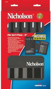 Nicholson NFS58 - File Set - 5 Piece 10"