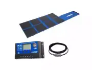 Kings 240W Folding Solar Blanket + 15A PWM Solar Controller + 6m Extension Lead