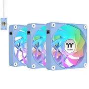 Thermaltake CT140 EX Reverse Blades ARGB 140mm PWM Hydrangea Blue Fan - 3 Pack (CL-F199-PL14BU-A)
