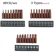 Screwdriver Bits Hand Tools SL5 SL6 25mm Security Alloy Steel Driver Bit