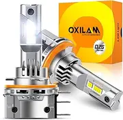 OXILAM H15 Daytime Running Light Bulb, 6500K Cool White 400% Brightness Halogen Replacement Bulbs, Plug and Play H15 Fog Light Bulbs, Pack of 2