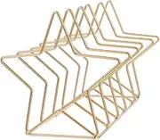 jojofuny 1Pc Bookshelf Star Shaped Desktop Organizer for Home Office Stylish Display Easel for Magazines Books Unique Present Idea for Friends Colleagues