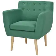 Armchair Green Fabric